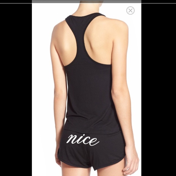 SALE!!  Wildfox 'Naughty/Nice' Tank & Shorts NWT - Picture 3 of 3