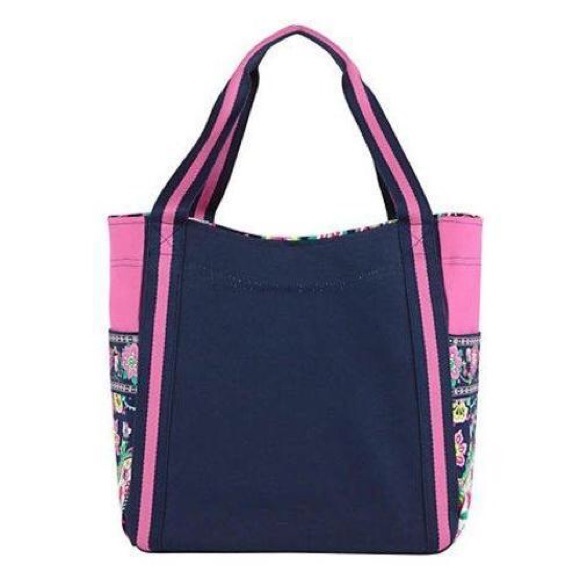 💕Vera Bradley Large Colorblock Tote Petal Paisley