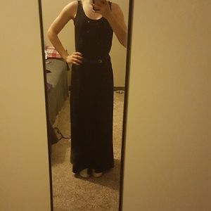 Black maxi dress