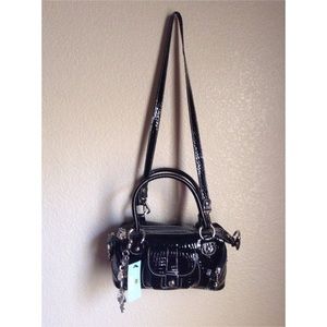 Crossbody black bag