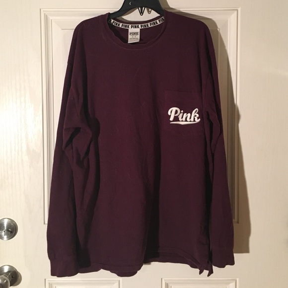 Victoria secret PINK varsity crew shirt