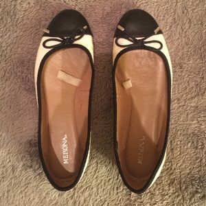 Black and white flats