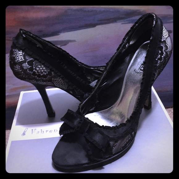 J Lo Lace heels