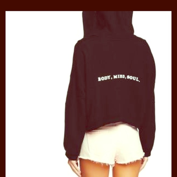 WildFox Workout 'Body, Mind, Soul' Hoodie NWT