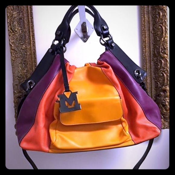 Missoni leather unique handbag
