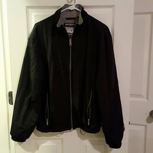 Black waterproof wind breaker