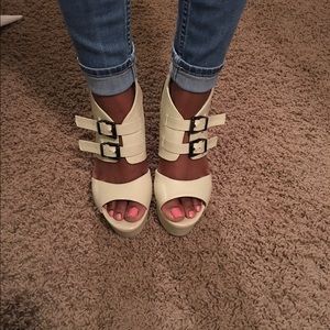 Tan wedges