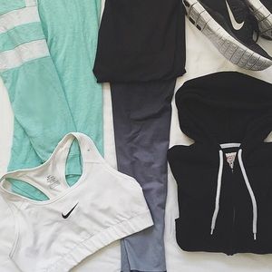 BRA: White Nike Sport Bra