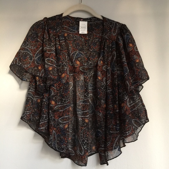 Unique Chiffon Pattern Cardigan