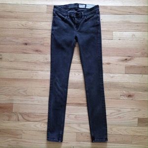 All Saints Ashby skinny fit stonewash black jeans