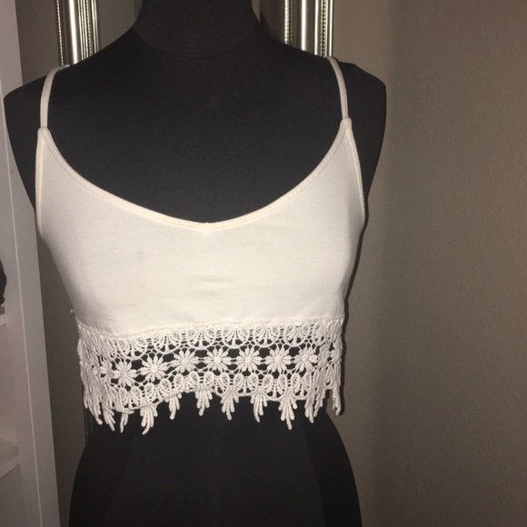 White lace top
