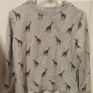 Giraffe Long Sleeve Shirt