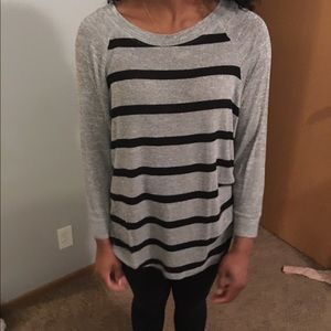 Long sleeve striped shirt