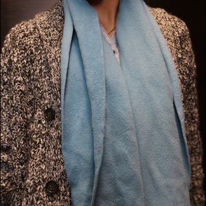 Baby blue felt scarf