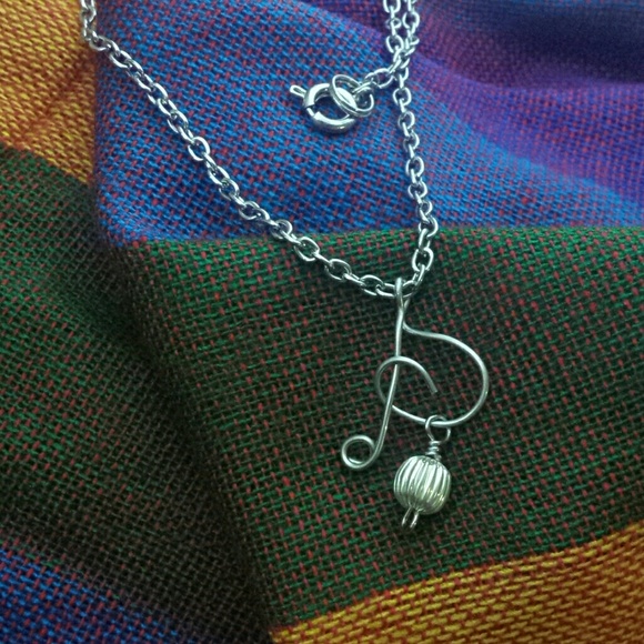 Silver Plated Initial *P* pendant