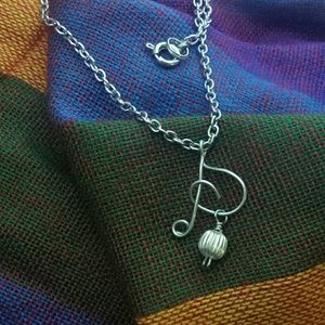 Silver Plated Initial *P* pendant
