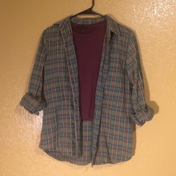 Woolrich Plaid Button Up