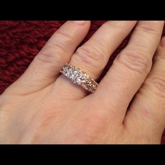 Cocktail ring/ Anniversary band - Picture 3 of 4