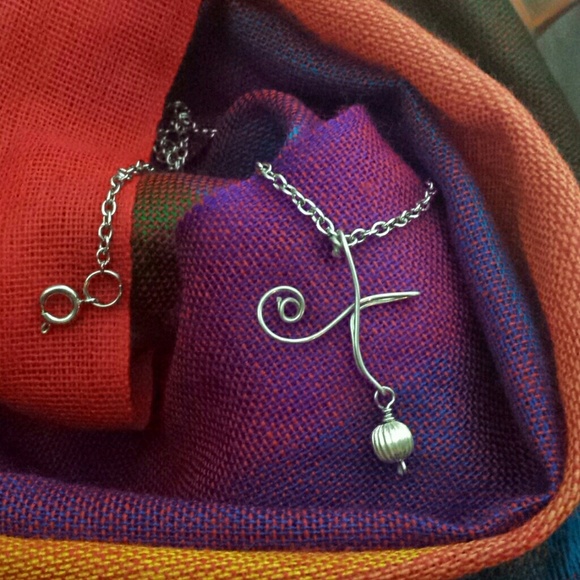 Silver Plated Initial *X*