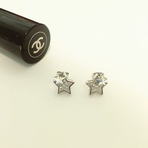 Star cubic stud earrings (nwot)