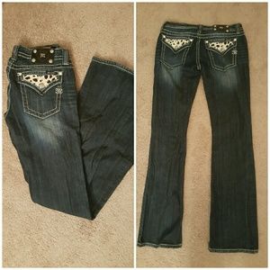 NWOT Miss Me cow print jeans
