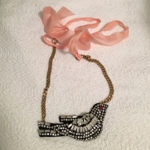 Juicy Couture jeweled bird necklace