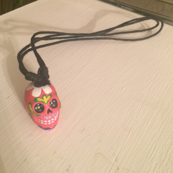 Sugar skull necklace