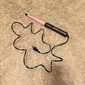 Remington pink tapered curling wand