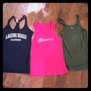 3 pc tanks top size small