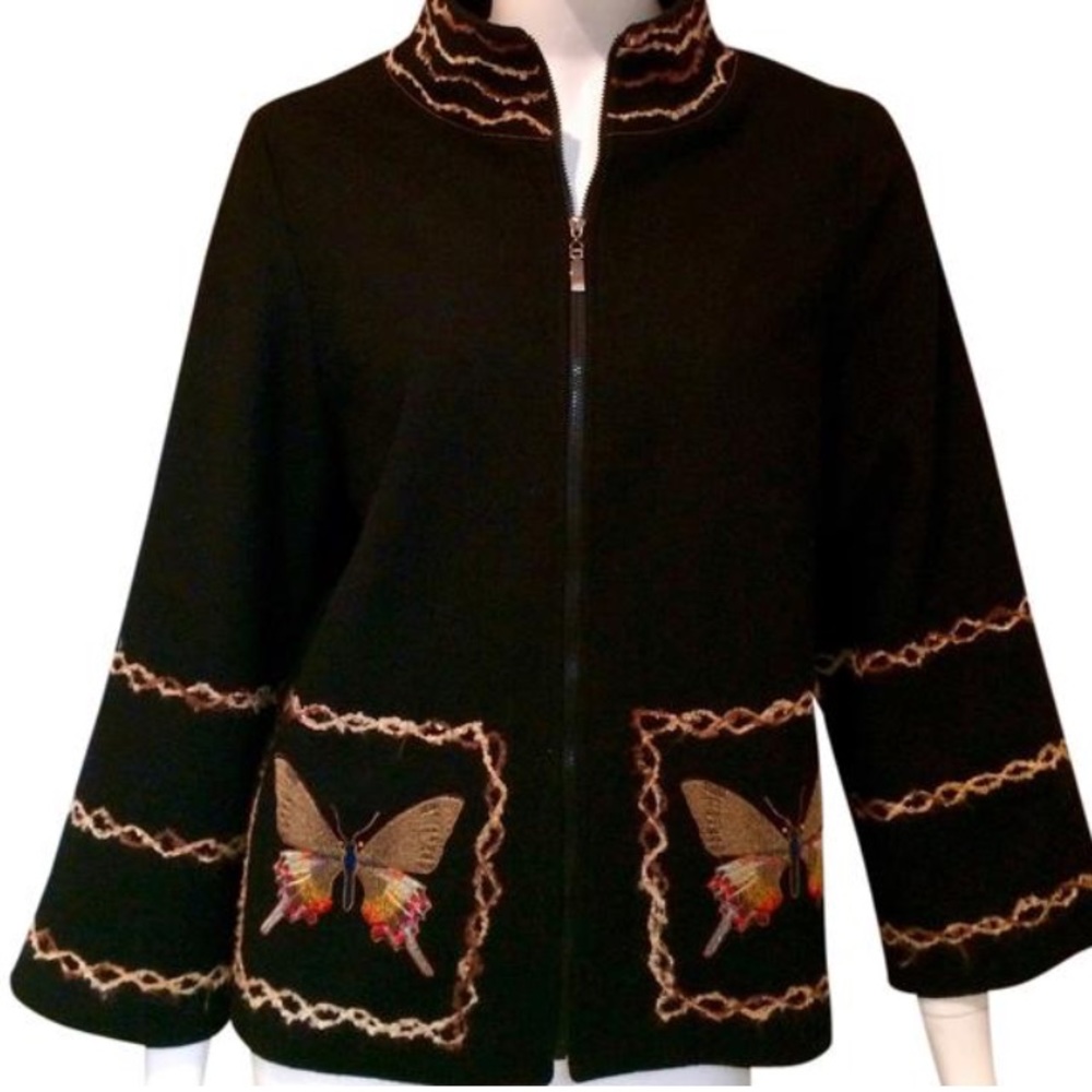 Ming Wang Fashion Black Jacket