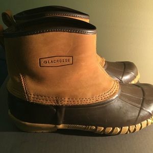 Lacrosse boots size 9 in men $90