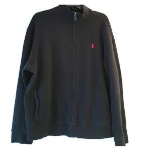 Mens Polo Zip Sweater