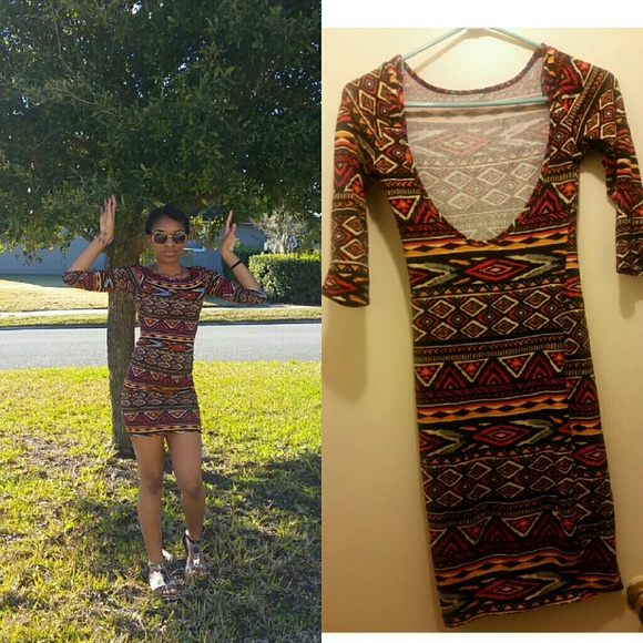 Tribal Design Body dress - Picture 3 of 6