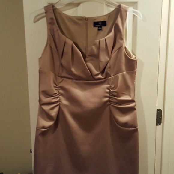 Gold dress