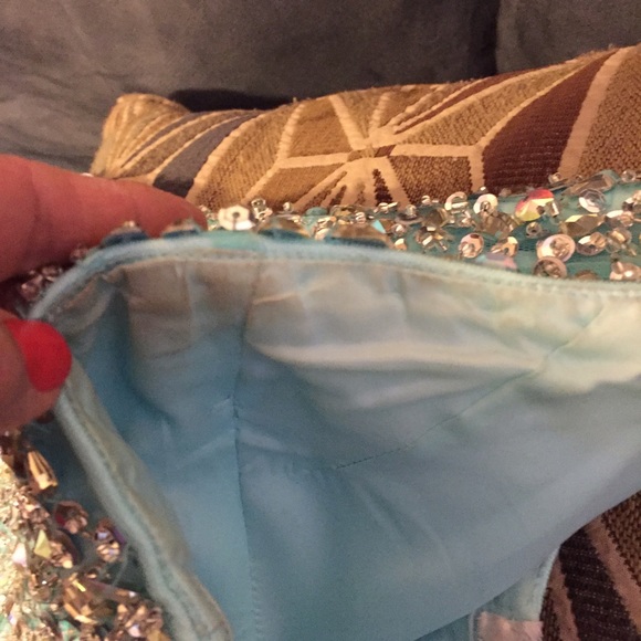 Blue sequins Sherri Hill short dress! - Picture 3 of 4