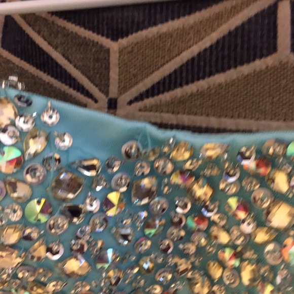 Blue sequins Sherri Hill short dress! - Picture 4 of 4