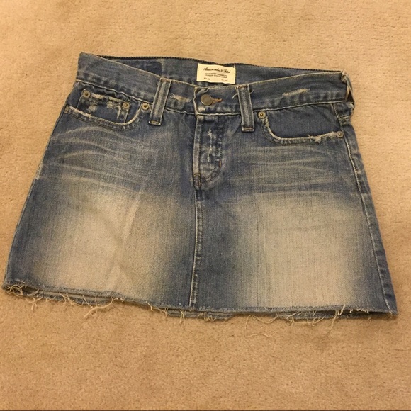 Abercrombie Jean Skirt