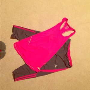 Adidas climalite tank and pants