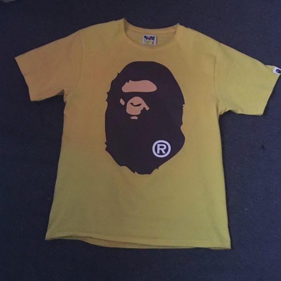 A bathing ape (Bape) ape logo tee