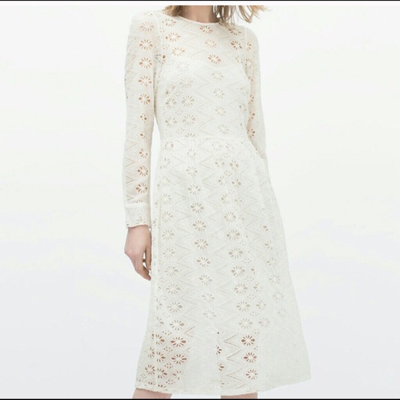 Zara white dress