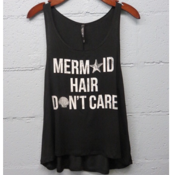 Tops - NEW! Mermaid Hair Don't Care Tank