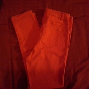 Red strechy Rue 21 Jeggings