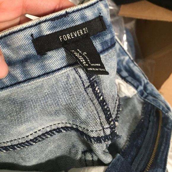 Washed denim pants - Picture 3 of 4