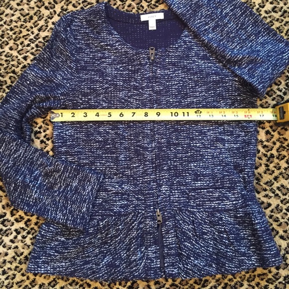 JCREW TWEED PEPLUM JACKET BNWOT SZ S - Picture 3 of 4