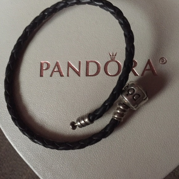 Pandora leather bracelet