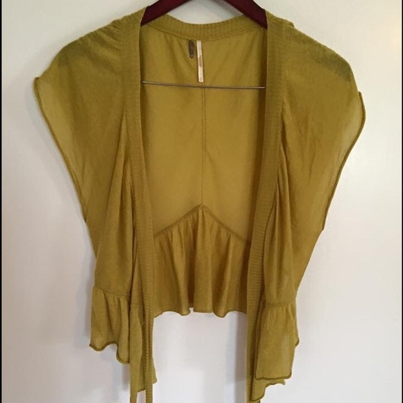 Free People wrap cardigan! Size small