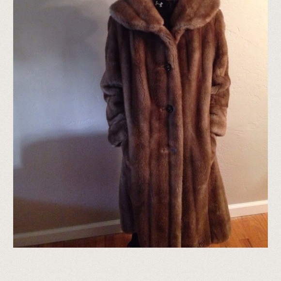 Vintage mink fur coat