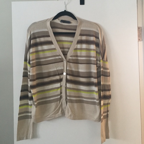 Velvet size large neutral color cardigan