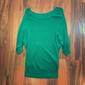 Express green sweater