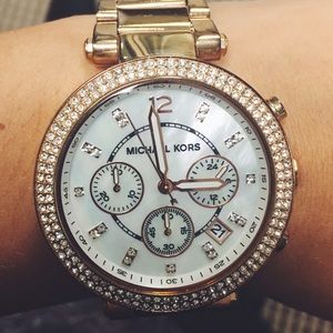 SOLD Michael Kors Rose Gold Watch